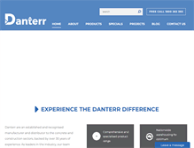 Tablet Screenshot of danterr.com